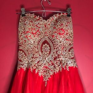 RED PROM DRESS